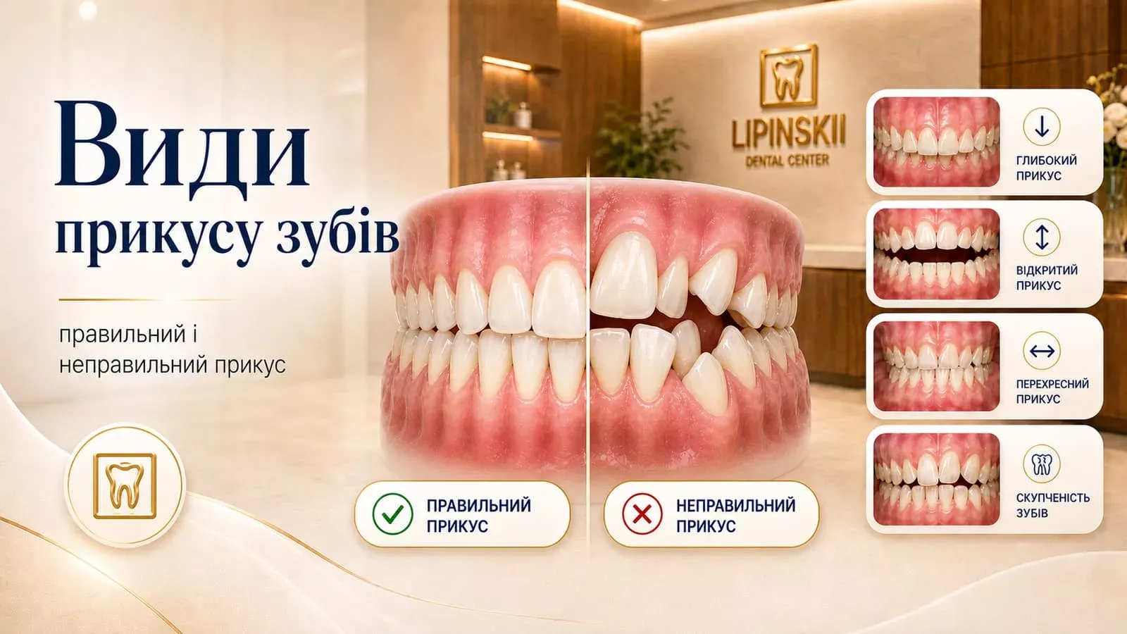 Види прикусу зубів: правильний і неправильний прикус