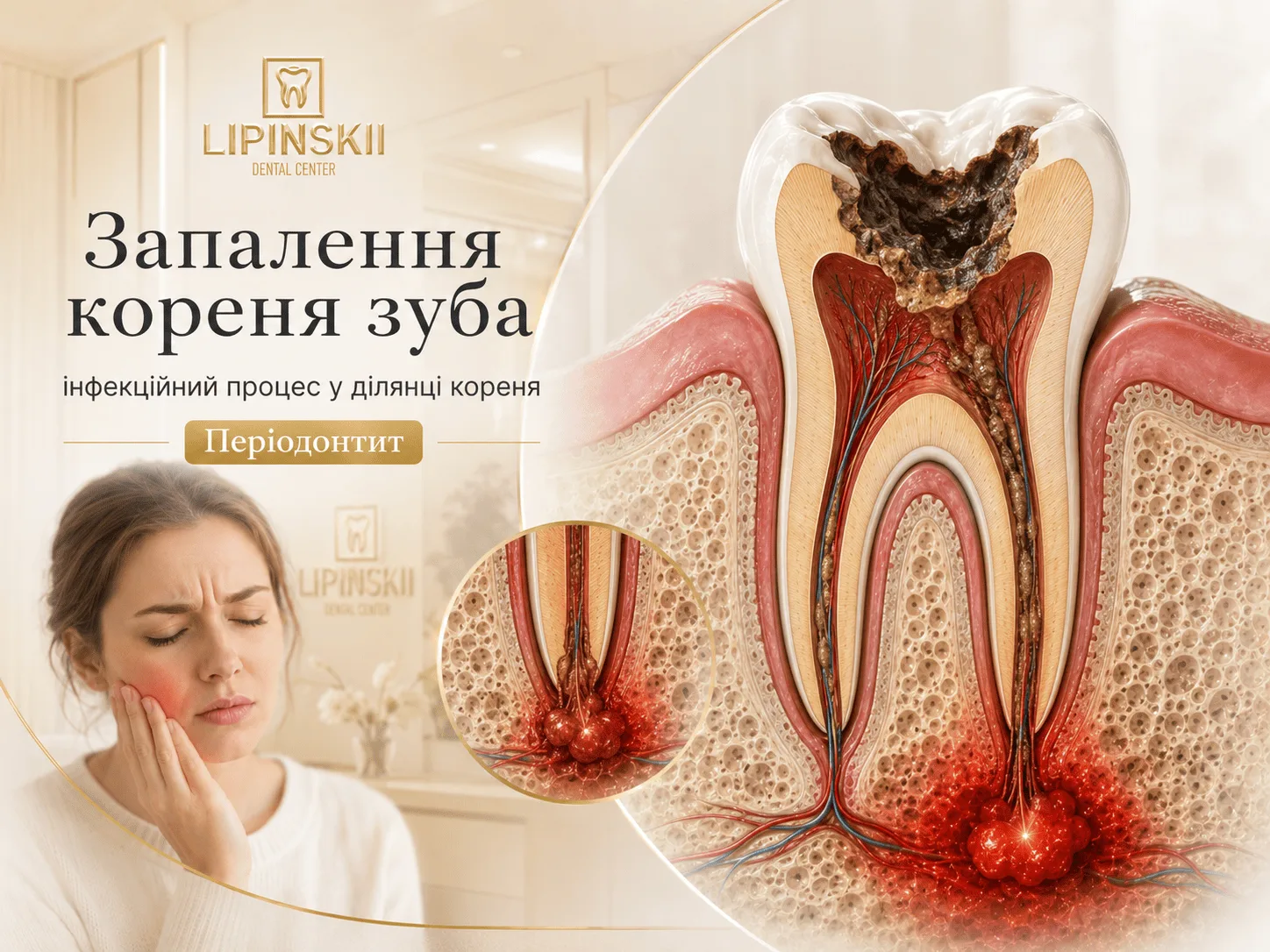 Запалення кореня зуба — коли потрібно терміново звернутися до стоматолога